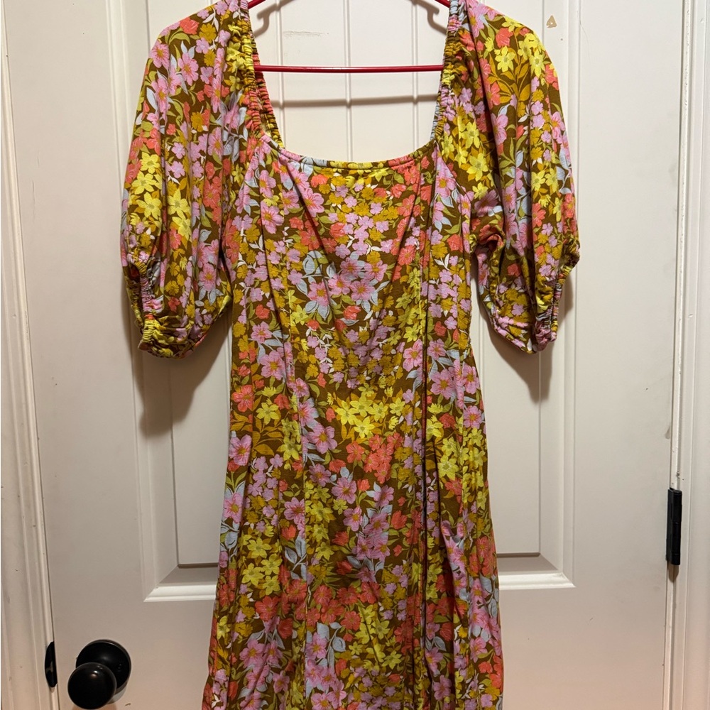 Billabong Multicolor Floral Midi Dress